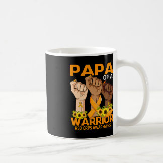Hand Pappa i en Warrior RSD CRPS Awareness Sunflow Kaffemugg