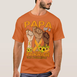Hand Pappa i Warrior ADHD Awareness Solros Pr T Shirt