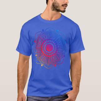 Hand plockade Abstrakt Mandala T Shirt