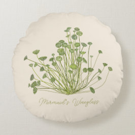 Hand plockade Acetabularia Sjögräs Rund Kudde