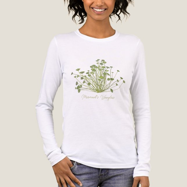 Hand plockade Acetabularia Sjögräs T Shirt (Framsida)
