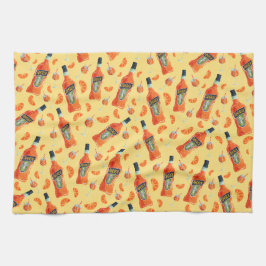 Hand plockade Aperol Spritz Cocktail Hour Tea Towe Kökshandduk