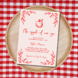 Hand plockade-äpplet från vår Öga-barnskötare Inbjudningar