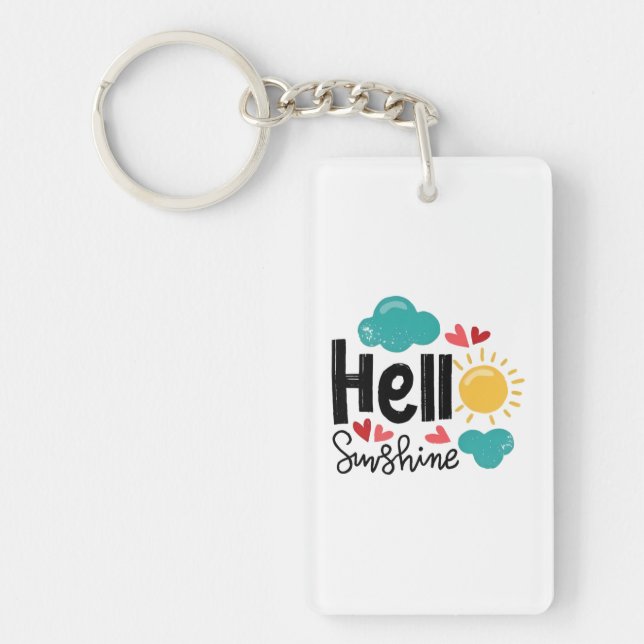Hand plockade Art - Hej Sunshine Text (Framsidan)