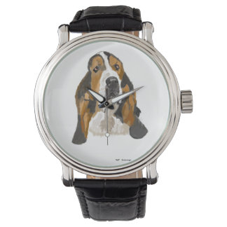 Hand plockade Basset Armbandsur
