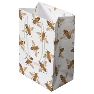 Hand plockade Bees Gift Bag