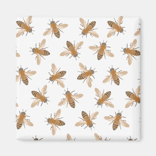 Hand plockade Bees Magnet