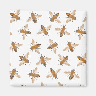 Hand plockade Bees Magnet