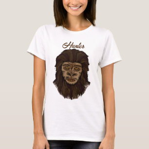 Hand plockade Bigfoot Sasquatch Swamp Ape Hunter T Shirt