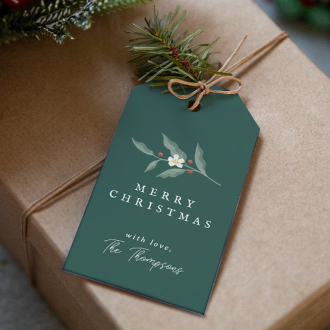 Hand plockade Blommigt Garland Returetiketter Presentetikett (Hand Drawn Floral Garland Return Address Labels)