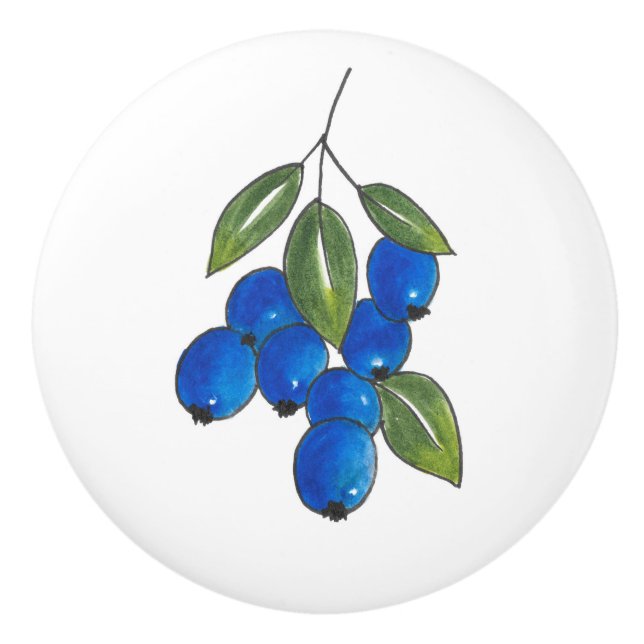 Hand plockade Bluebär Knopp (Framsidan)
