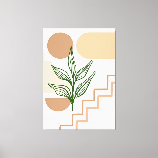 Hand plockade boho Wall Art #2 Canvastryck (Framsida)