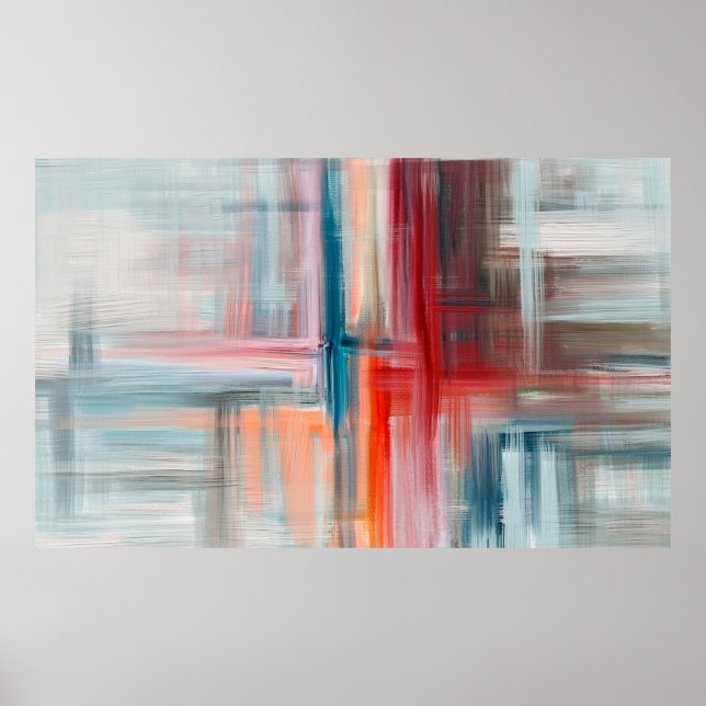 Hand plockade bra konsmålning. Olja på arbetsyta,  Poster (Framsidan)