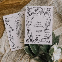 Hand plockade Bridesmaid Frieri kort