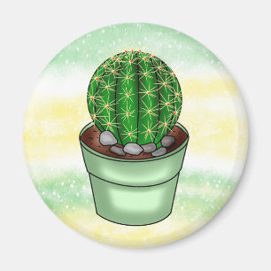 Hand plockade Cactus Succulent Magnet