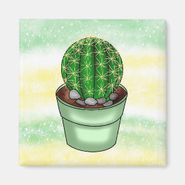 Hand plockade Cactus Succulent Magnet