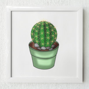 Hand plockade Cactus Succulent Poster