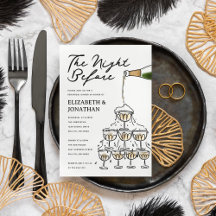 Hand plockade Champagne Torn Rehearsal Dinner