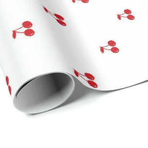 Hand plockade Cherry överst Presentpapper