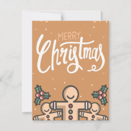 HAND PLOCKADE CHRISTMAS-KORT JULKORT