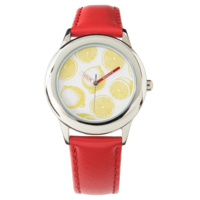 Hand plockade citon mönster armbandsur (Framsida)
