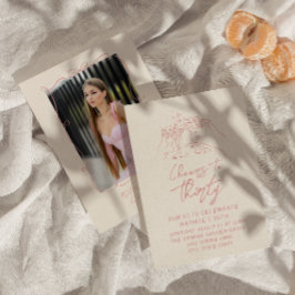 Hand plockade Cocktail-ost till trettio 30års föde Inbjudningar