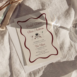 Hand plockade Cocktails Möhippa Inbjudningar