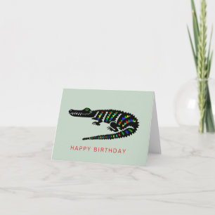 Hand plockade CROCODILE - Nature -Wildlife - Kort