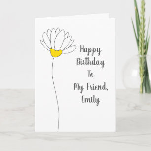 Hand plockade Daisy Kort
