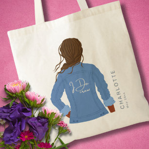 Hand plockade Denim Jacka Mörk Hair & Skin I Do Cr Tygkasse