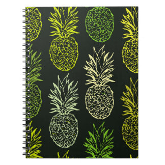 Hand plockade doodle-blommönstret. Handflatan leav Anteckningsbok