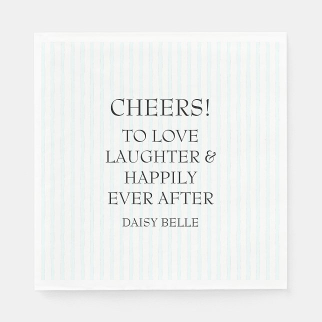 Hand plockade Doodle Möhippa Grönt Pappersservett (Framsidan)