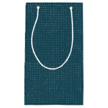 Hand plockade Dots på Mörk Teal