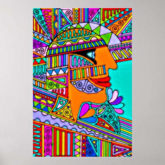 Hand plockade efter EDDArt - farao 1 Poster (Framsidan)