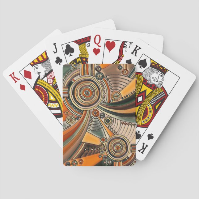 Hand plockade efter EDDArt - tankar 1 Casinokort (Baksidan)
