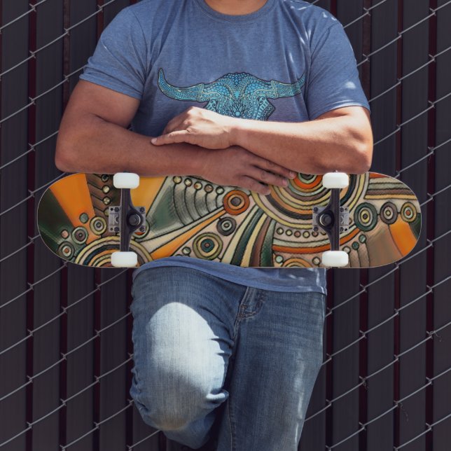 Hand plockade efter EDDArt - tankar 1 Mini Skateboard Bräda 18,5 Cm (Utomhus 3)