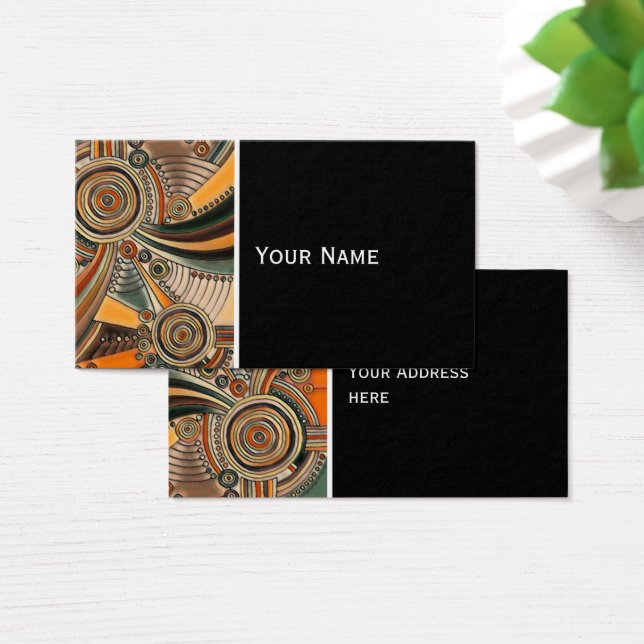 Hand plockade efter EDDArt - tankar 1 Visitkort (Skivbord)