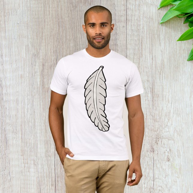 Hand plockade Feather-minimalistisk natur T Shirt (Skapare uppladdad)