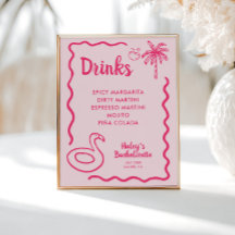 Hand plockade final Flamingle Bachelorette Drinks