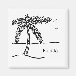 Hand plockade Florida-strandmagnet Magnet