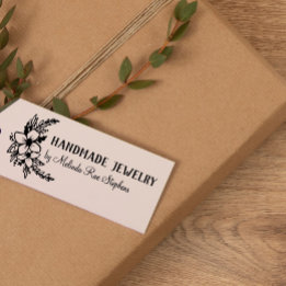 Hand plockade Flowers & Greenery Handmade made Stämpel