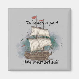 Hand plockade Frakt i kupongvåg i Stänk-bakgrunden Magnet