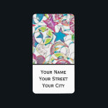 Hand plockade från EDDArt - stjärnor och öron 1 Adressetikett<br><div class="desc">Goda hörn och stjärnor från EDDA Fröhlich/EDDArt | Lycklig-känsla för gåvor i Kärlek | Om du vill ha mer produkter och design kan du kontakta mig: contact@eddart.de eller titta här: www.zazzle.com/store/prettypatternarts och här: www.zazzle.com/store/eddartshop och här: www.zazzle.de/store/eddartiful | Sprid ut ditt KÄRLEK-meddelande!</div>