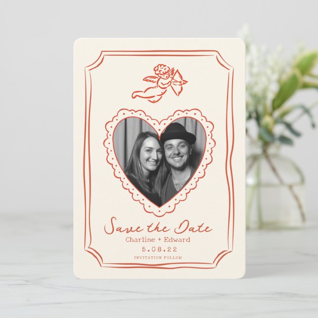 Hand plockade Funky Handwriter Spara datum Spara Datumet (Skapare uppladdad)