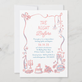 Hand plockade Funky Vitmisk repetitionsmiddag Inbjudningar