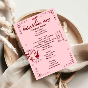 Hand plockade Galentine Day Girl Night Valentine M Meny