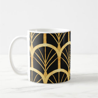Hand plockade Guld Imitation Watercolor Kaffemugg