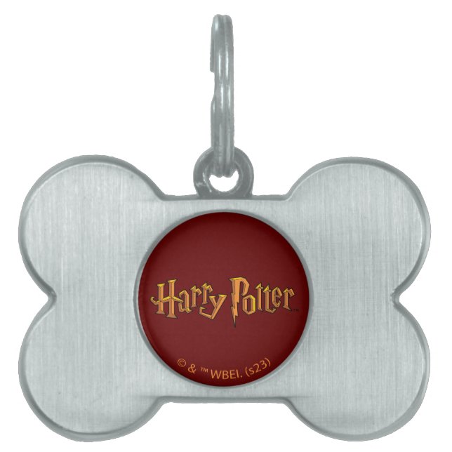 Hand plockade Harry Potter Logotyp ID-bricka Husdjur (Framsidan)