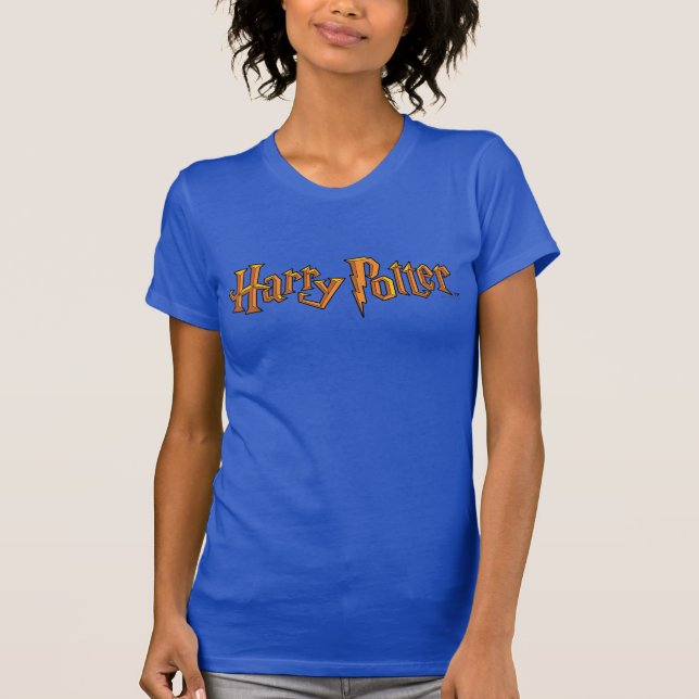 Hand plockade Harry Potter Logotyp T Shirt (Framsida)