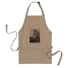 Hand plockade Horse Apron Förkläde
